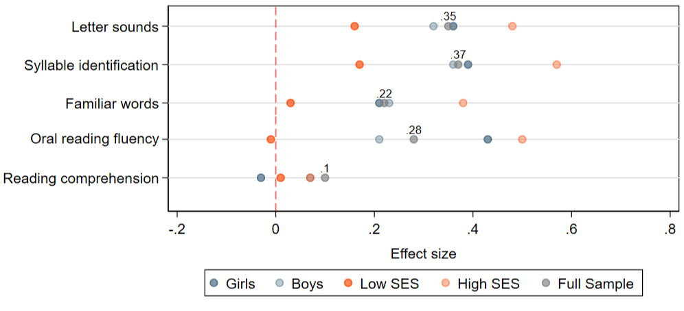Figure 2. Effect Sizes by Subtask and Student Subgroup
