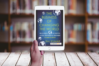 Book review of The Business of Changing the World by Raj Kumar